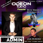 DJ ADMIN @ ODEON ROPPONGI TOKYO