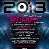 New years Eve Mega party 2018 Odeon Roppongi Tokyo